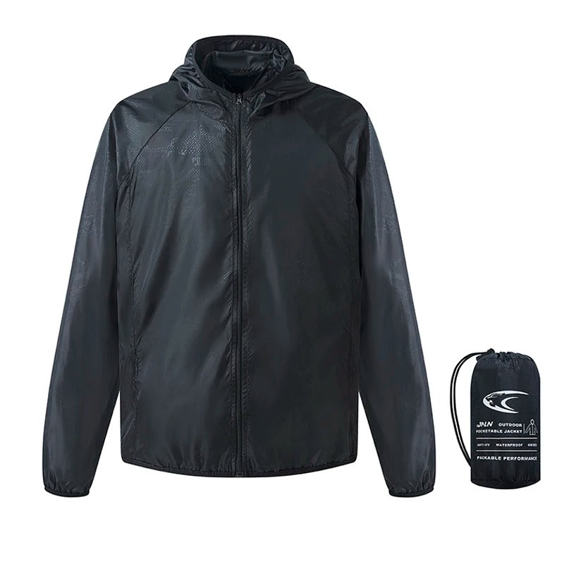 Men's Women's Waterproof Hiking Jacket Quick Dry Sun Protection Windbreaker Camping Hunting Climbing Outdoor Rain Coat