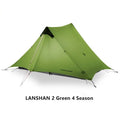 New Version FLAME'S CREED LanShan 2 Person Oudoor Ultralight Camping Tent 3 Season Professional 15D Silnylon Rodless Tent