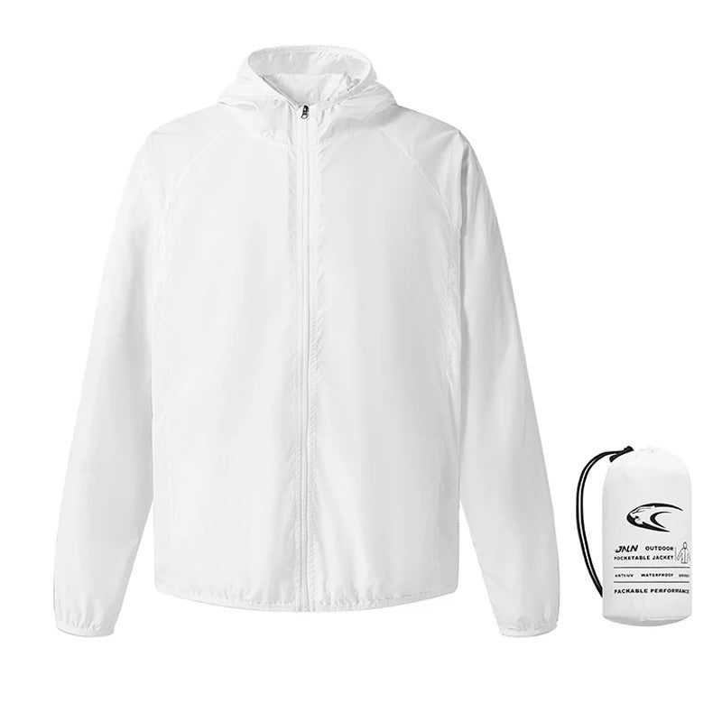 Men's Women's Waterproof Hiking Jacket Quick Dry Sun Protection Windbreaker Camping Hunting Climbing Outdoor Rain Coat