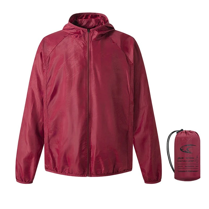 Men's Women's Waterproof Hiking Jacket Quick Dry Sun Protection Windbreaker Camping Hunting Climbing Outdoor Rain Coat