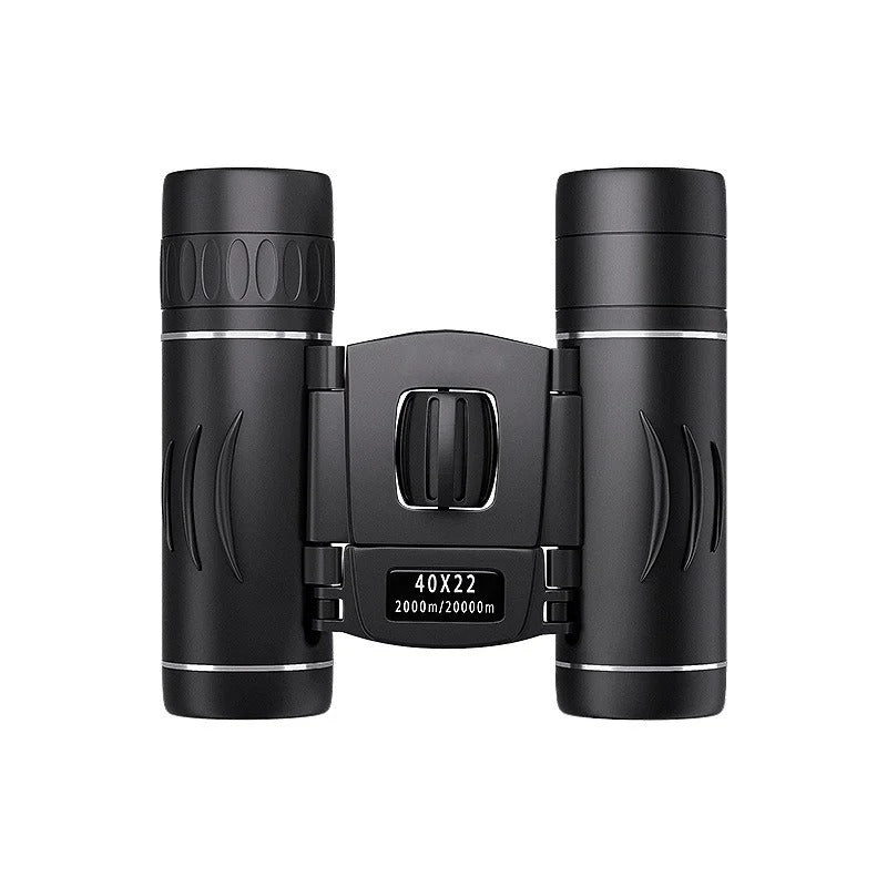 40x22 HD Binoculars with BAK4 FMC: 2000M Long Range Folding Mini Telescope, Ideal for Hunting, Sports, Camping & Travel