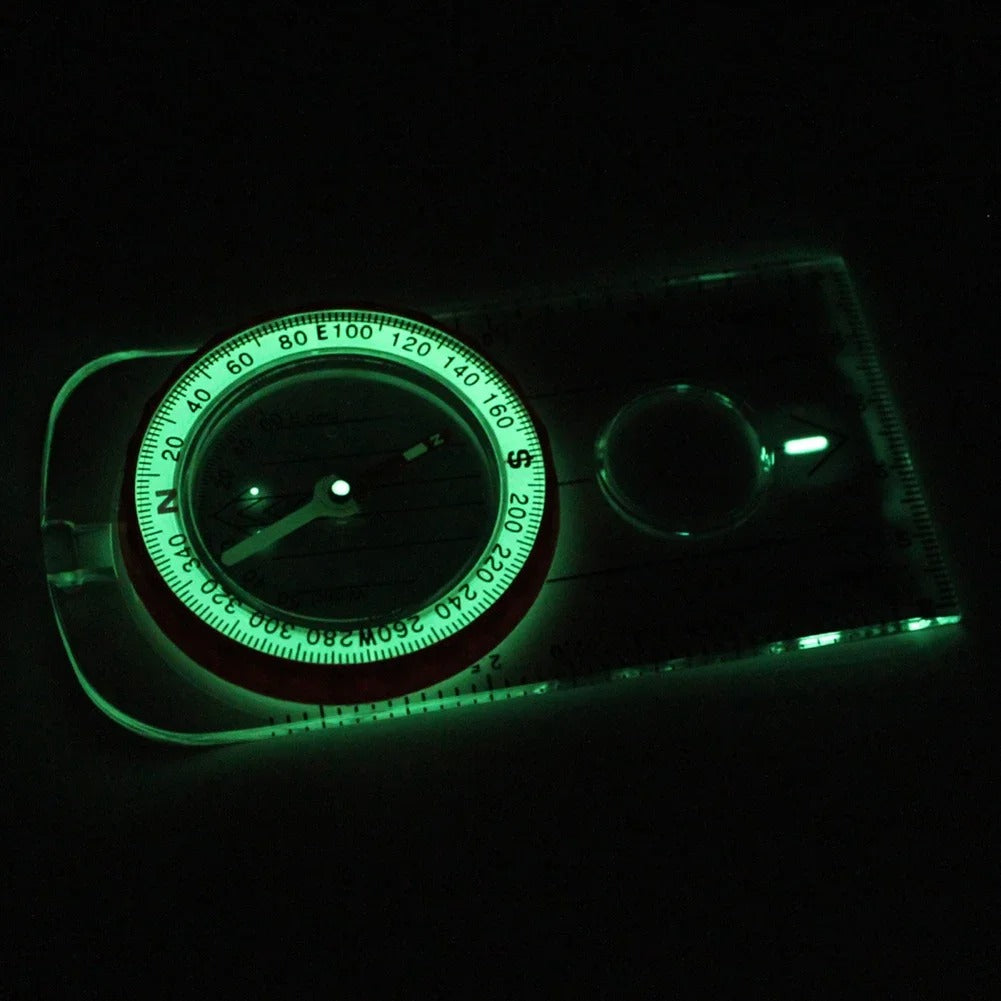 Travel Tools Multifunctional for Climbing Biking Exploring Luminous Adventure Warehouse Compass High Accuracy Waterproof Compass