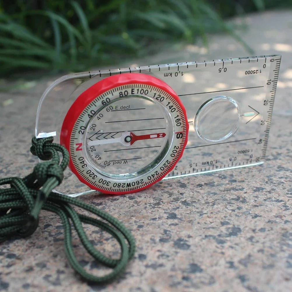 Travel Tools Multifunctional for Climbing Biking Exploring Luminous Adventure Warehouse Compass High Accuracy Waterproof Compass