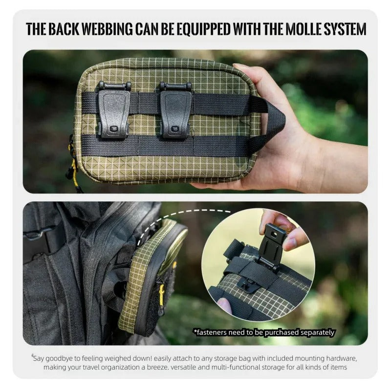 HIKEMAN Outdoor TacticsEDCStorage Bag Tool Organizer First Aid Kit Commuting Portable Mini Card Holder Coin Purse