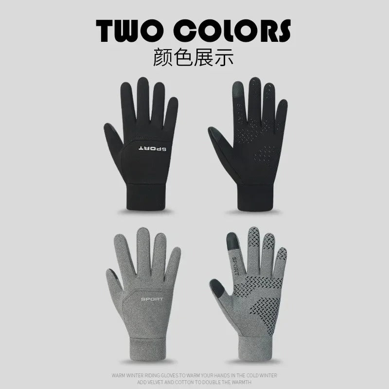 Warm Gloves Winter Outdoor Sports Running Touch Screen Gym Fitness Full Finger Gloves for Men and Women Knitted Magic Gloves