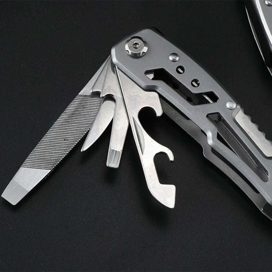 Camping Multitool Stainless Steel Portable Folding Knife Pliers Outdoor Emergency Survival Gear Multifunction Tools for Hiking
