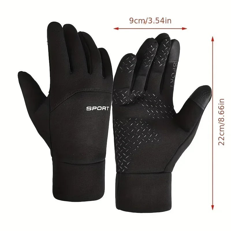 Warm Gloves Winter Outdoor Sports Running Touch Screen Gym Fitness Full Finger Gloves for Men and Women Knitted Magic Gloves