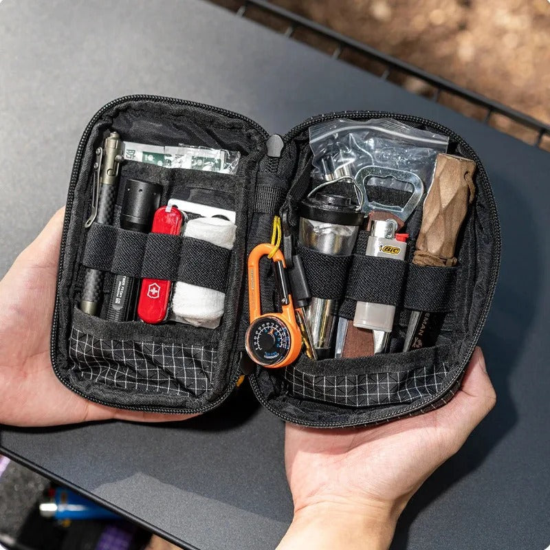 HIKEMAN Outdoor TacticsEDCStorage Bag Tool Organizer First Aid Kit Commuting Portable Mini Card Holder Coin Purse
