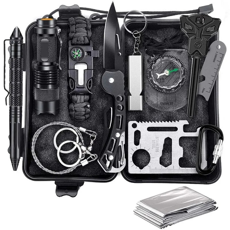 Professional Car Survival Camping Hiking First Aid Kit Emergency Gear Outdoor SOS Wilderness Adventure