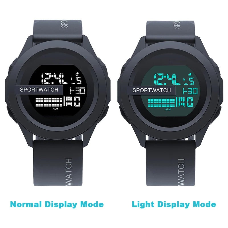 Sport Watch for Men Military Digital Watch Stopwatch Luminous Date Week Waterproof Men's Clock Electronic Wristwatch