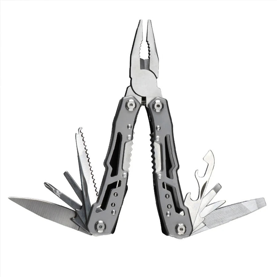 Camping Multitool Stainless Steel Portable Folding Knife Pliers Outdoor Emergency Survival Gear Multifunction Tools for Hiking