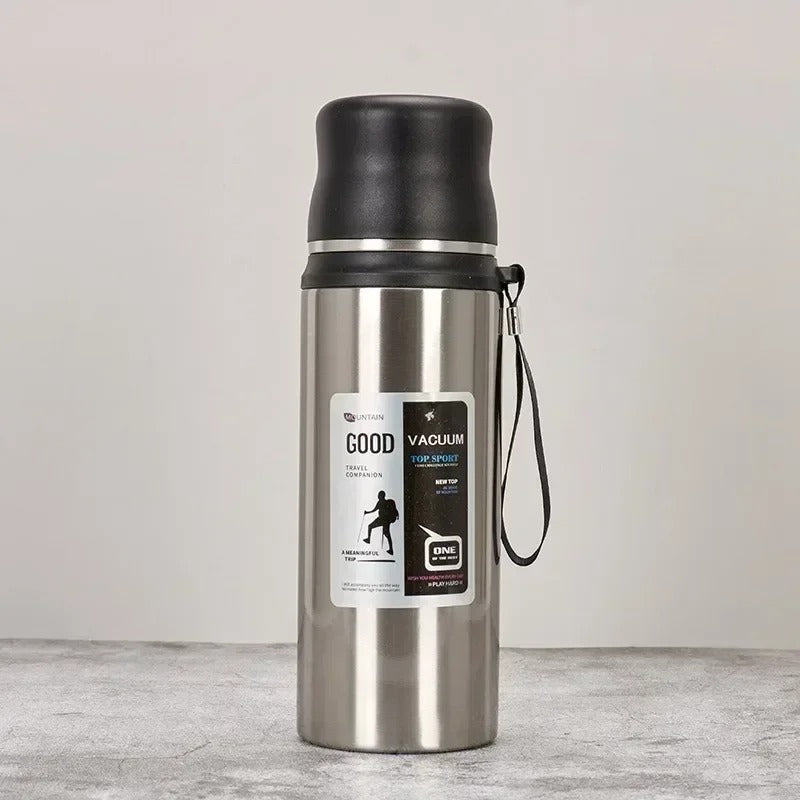 1000ml Hot Cold Thermos Tumbler Stainless Steel Coffee Cup Water Bottle Portable Travel Sports Kettle Vacuum Flasks