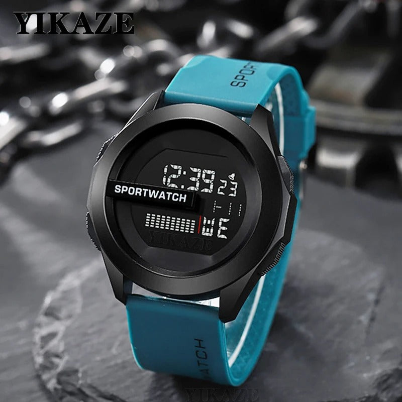 Sport Watch for Men Military Digital Watch Stopwatch Luminous Date Week Waterproof Men's Clock Electronic Wristwatch