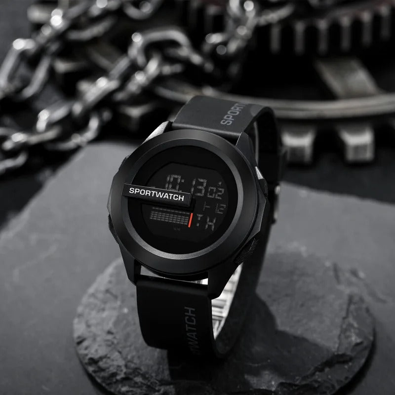 Sport Watch for Men Military Digital Watch Stopwatch Luminous Date Week Waterproof Men's Clock Electronic Wristwatch