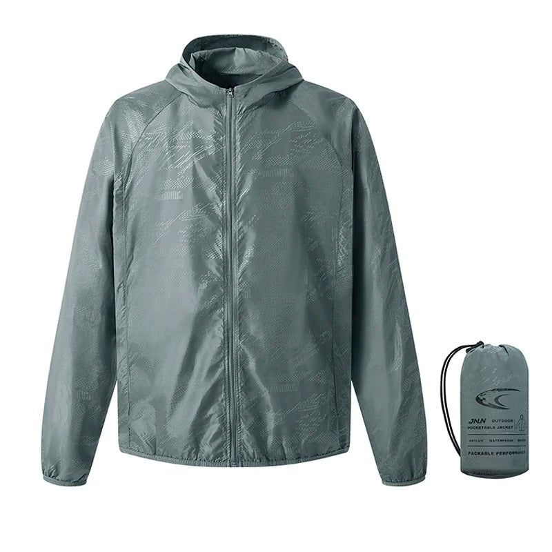 Men's Women's Waterproof Hiking Jacket Quick Dry Sun Protection Windbreaker Camping Hunting Climbing Outdoor Rain Coat